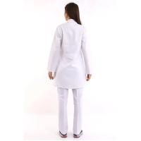 Doktor Öğretmen Kadın Önlük Ara Boy Ceket Yaka - 171 Beyaz