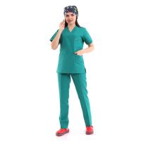 Zarf Yaka Kadın Takım - 30 Ameliyathane Yeşili